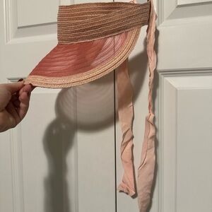 Elegant Pink and Beige Women's Sun Hat